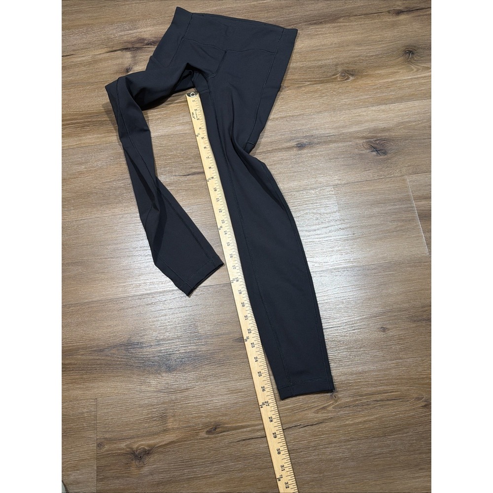 Lululemon Size 4 Speed Up Tight 28" Luxtreme Black‎ Leggings Pockets W5AVDS - Picture 6 of 10